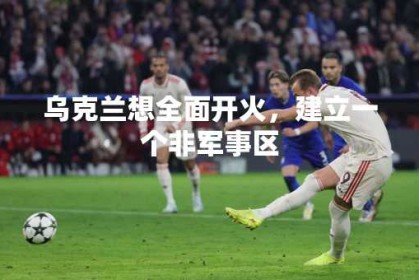 乌克兰想全面开火，建立一个非军事区