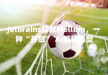 Jetbrains释放Mellum，一种“开放” AI编码模型