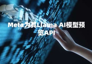 Meta为其Llama AI模型预览API