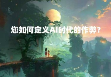 您如何定义AI时代的作弊？
