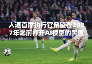 人道首席执行官希望在2027年之前打开AI模型的黑匣子