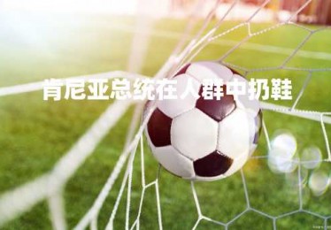 肯尼亚总统在人群中扔鞋
