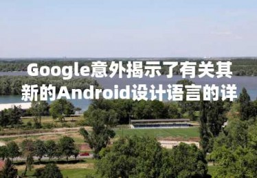 Google意外揭示了有关其新的Android设计语言的详细信息，材料3表达
