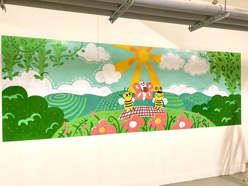 住宅停车场化身24节气艺廊 台南高商师生贡献美学素养
