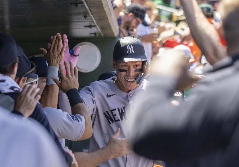 MLB／贾吉双响砲独居全垒打王 6大打击数据位居榜首