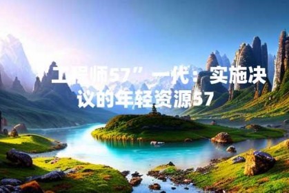 “工程师57”一代：实施决议的年轻资源57
