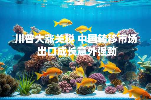 川普大涨关税 中国转移市场 出口成长意外强劲