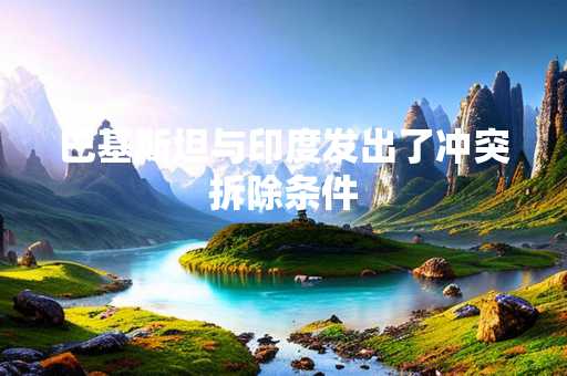 巴基斯坦与印度发出了冲突拆除条件