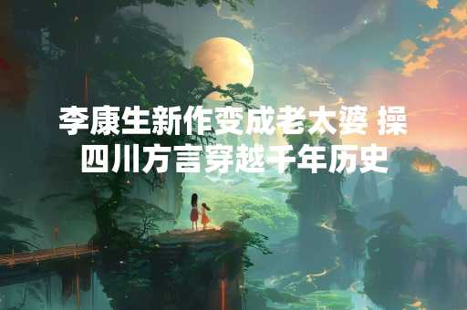 李康生新作变成老太婆 操四川方言穿越千年历史