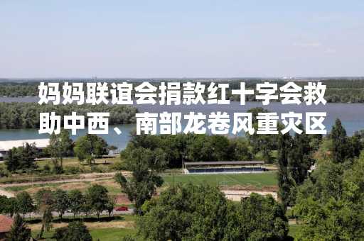 妈妈联谊会捐款红十字会救助中西、南部龙卷风重灾区
