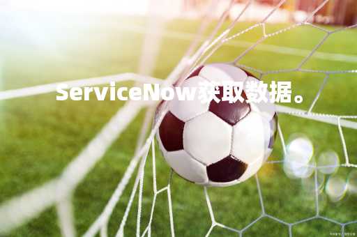 ServiceNow获取数据。