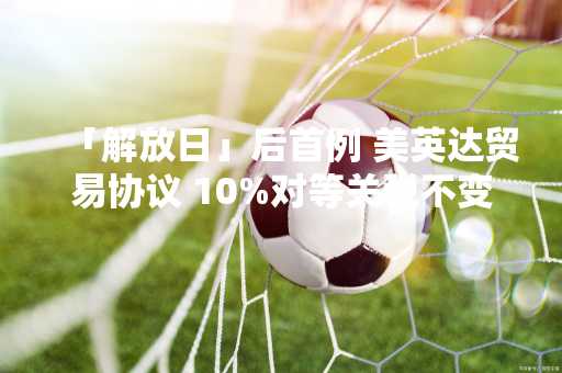 「解放日」后首例 美英达贸易协议 10%对等关税不变