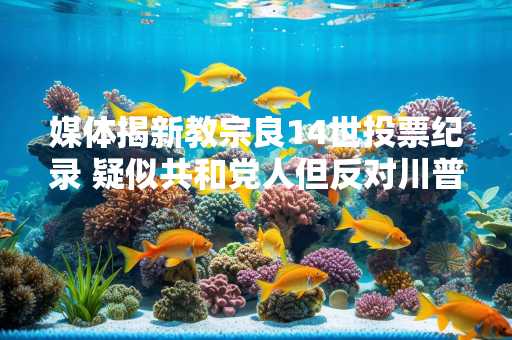 媒体揭新教宗良14世投票纪录 疑似共和党人但反对川普