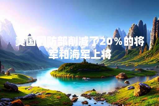 美国国防部削减了20％的将军和海军上将