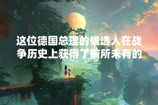 这位德国总理的候选人在战争历史上获得了前所未有的失败