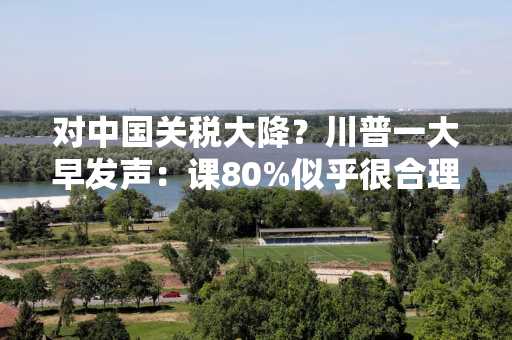 对中国关税大降？川普一大早发声：课80%似乎很合理