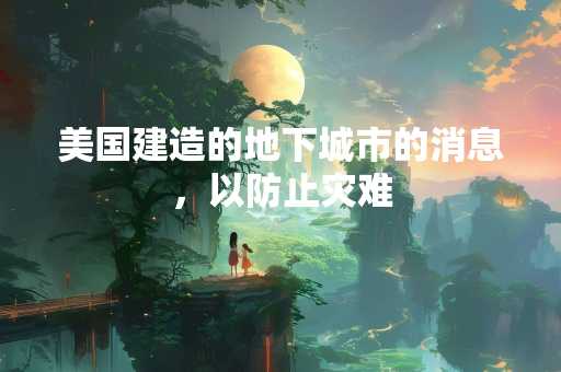 美国建造的地下城市的消息，以防止灾难