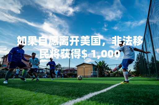 如果自愿离开美国，非法移民将获得$ 1,000