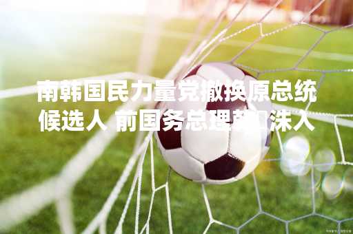 南韩国民力量党撤换原总统候选人 前国务总理韩悳洙入党上阵