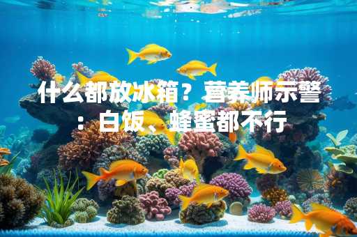 什么都放冰箱？营养师示警：白饭、蜂蜜都不行