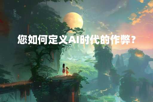 您如何定义AI时代的作弊？