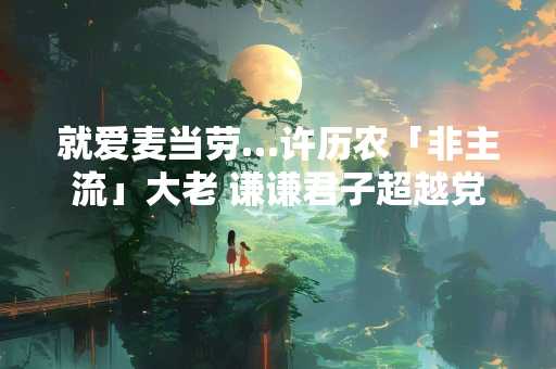 就爱麦当劳…许历农「非主流」大老 谦谦君子超越党派