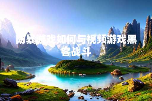 防暴游戏如何与视频游戏黑客战斗
