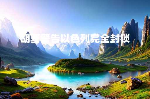 胡塞警告以色列完全封锁