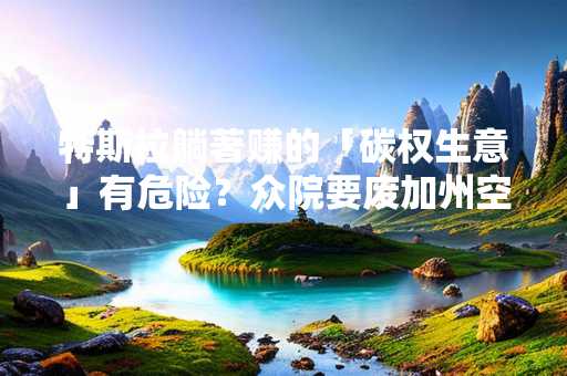 特斯拉躺著赚的「碳权生意」有危险？众院要废加州空品自主权限